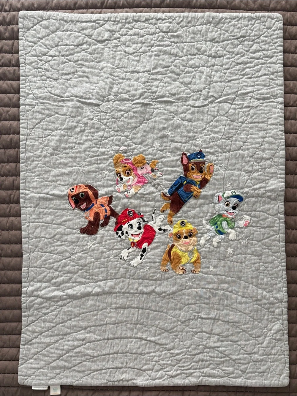 Pottery Barn Kids Paw Patrol Toddler Quilt
